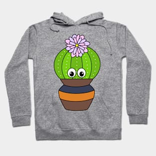 Cute Cactus Design #348: Pretty Cactus In A Jar Hoodie